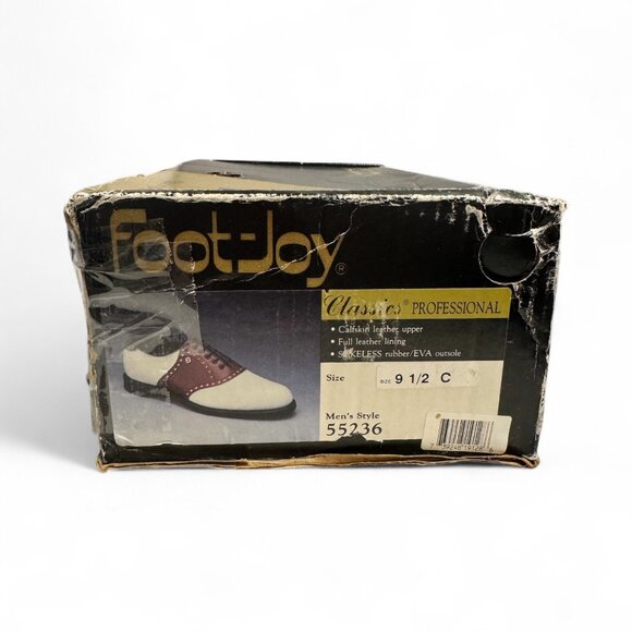 FootJoy Classics Professional Spikeless Golf Shoes Mens 9.5C 55236 Leather - Picture 5 of 11